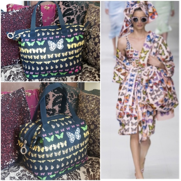 Versace Handbags - SOLD. ❤VERSACE VINTAGE BUTTERFLY TOTE